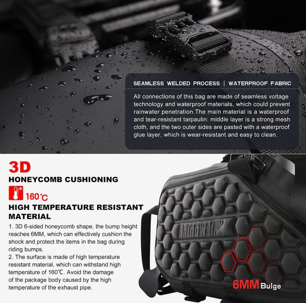 Rhinowalk Motorcycle Saddle Bags