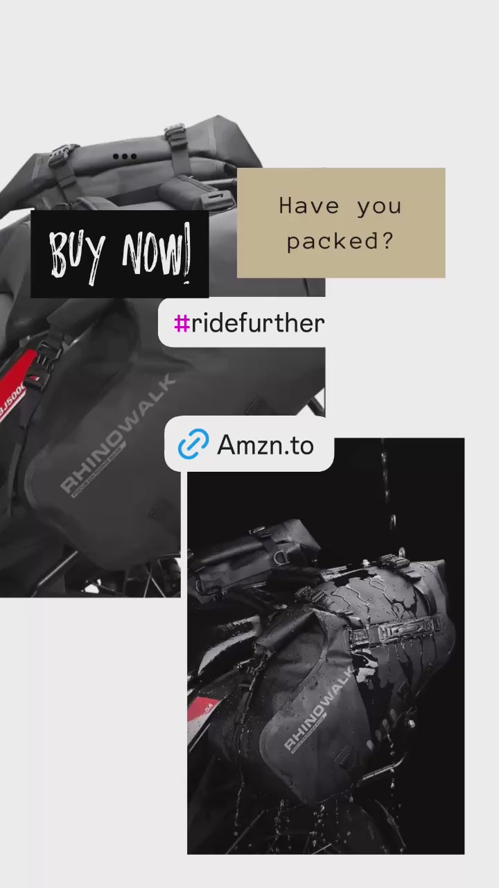 Rhinowalk Motorcycle Saddle Bags