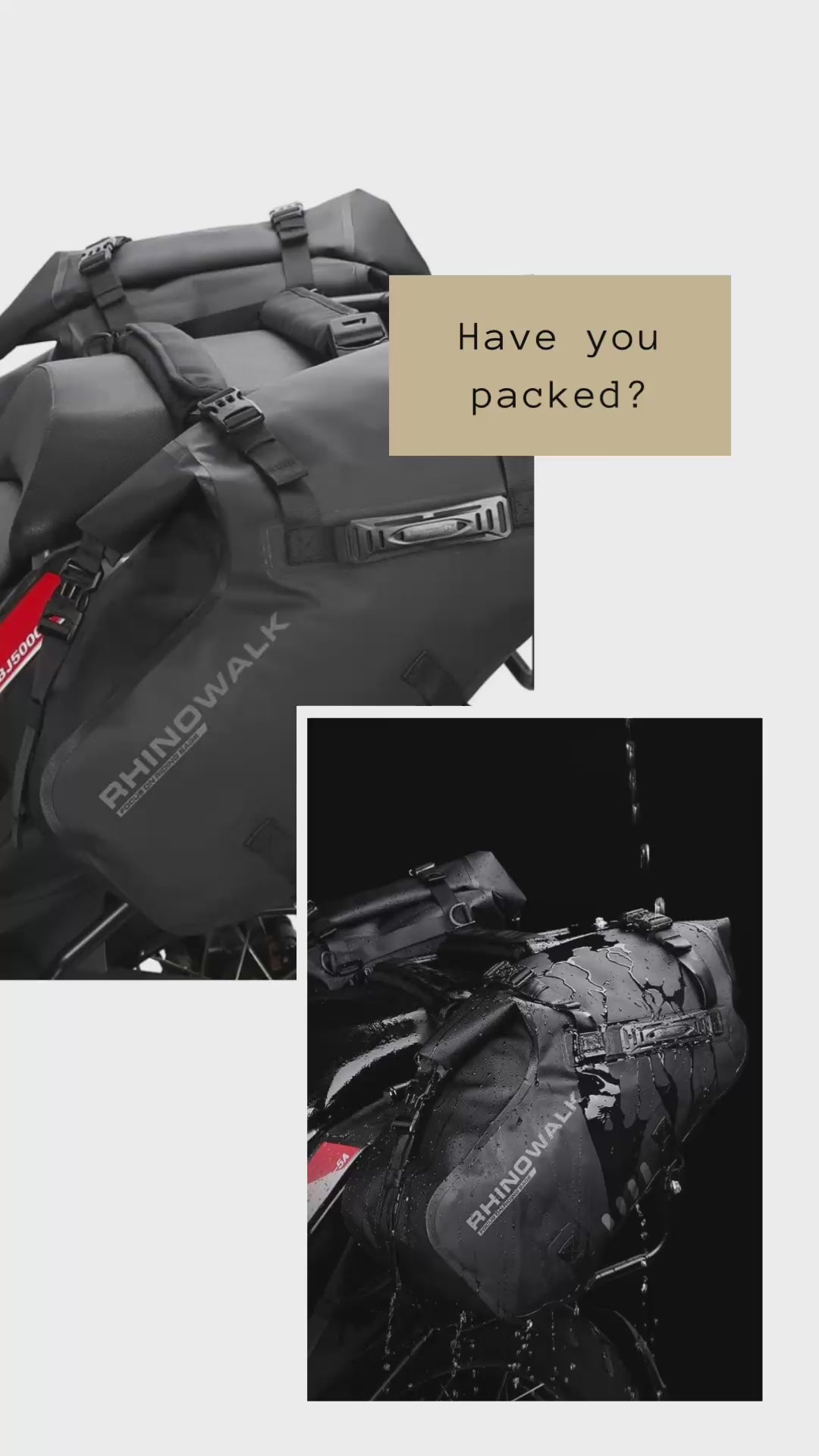 Rhinowalk Motorcycle Saddle Bags